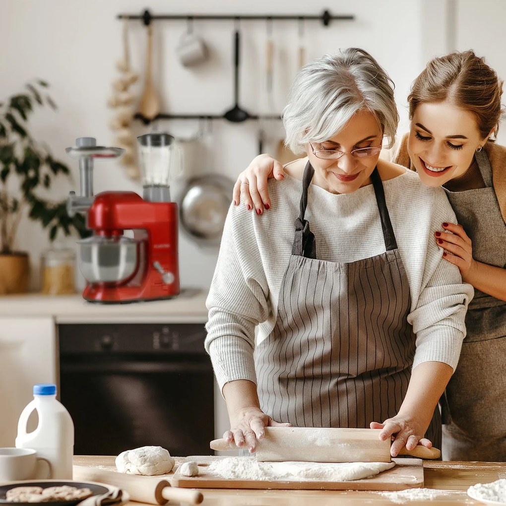 Klarstein Lucia, robot de bucătărie, 3 in 1, 1800 W / 2,7 PS, 5l, otel inoxidabil, fara BPA