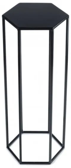 Suport pentru flori 70x24 cm, negru