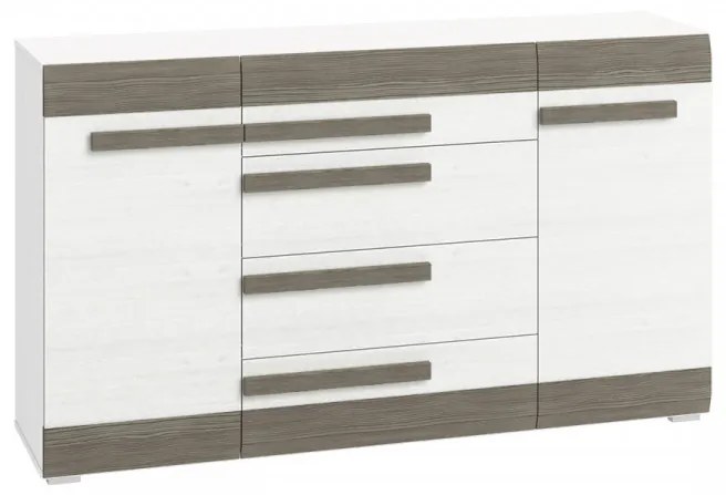 Blanco 06 (Comoda) Snowy Pine/Mdf New Grey