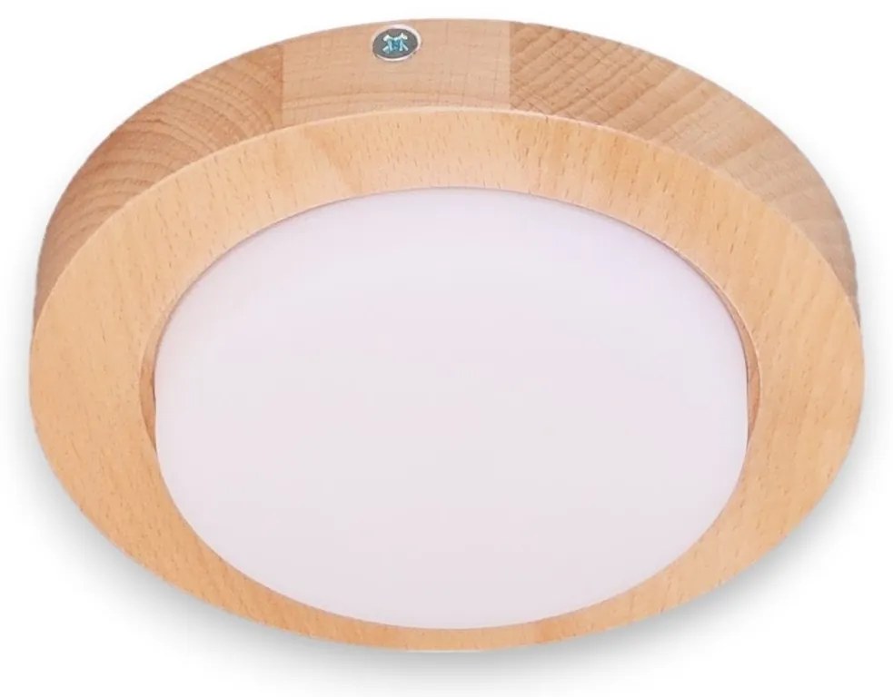 Spot aplicat LED fabricat manual din lemn OKIO
