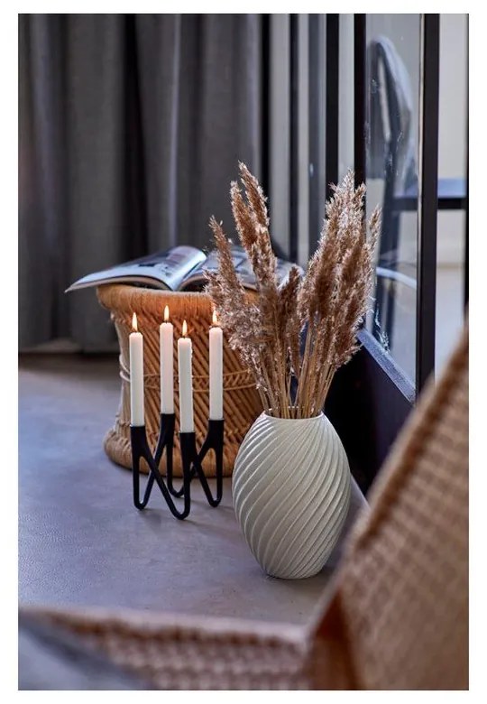 Vază din porțelan Morsø River, înălțime 26 cm, alb