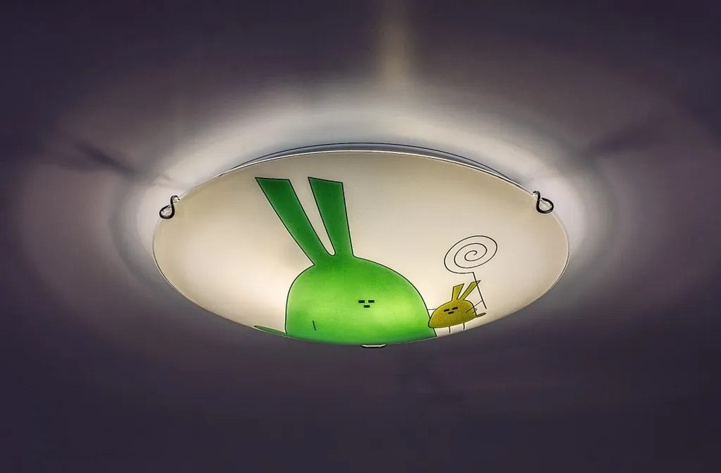 Aplica camera copii motiv iepurasi colorati Flappy