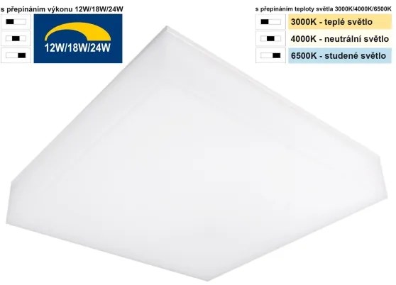 Plafonieră LED pentru baie Top Light BOXTER LED/24W/230V IP54 28x28 cm