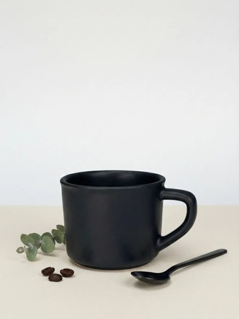 Cana Vulcano Novum Military, negru carbon mat, 300 ml