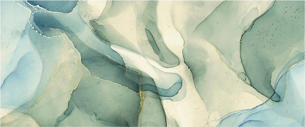 Tablou - Abstract cerneală 3 (120x50 cm)