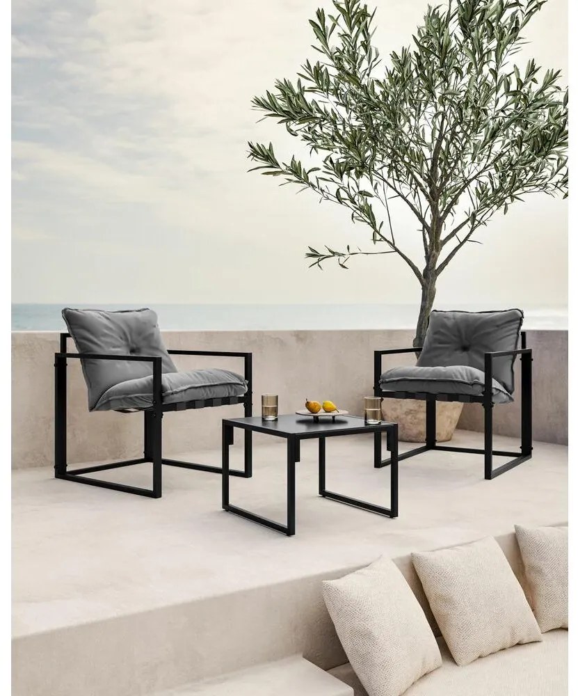 Set mobilier grădină Lenoria 1 (gri). 1100229