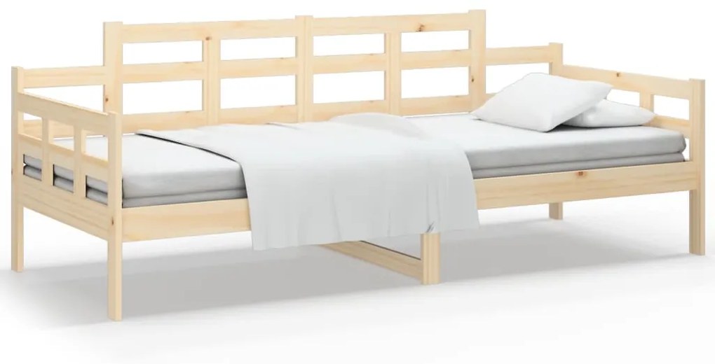 820327 vidaXL Pat de zi, 90x200 cm, lemn masiv de pin