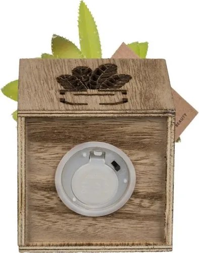 Planta artificiala in ghiveci cu iluminare LED 7,5x15 cm