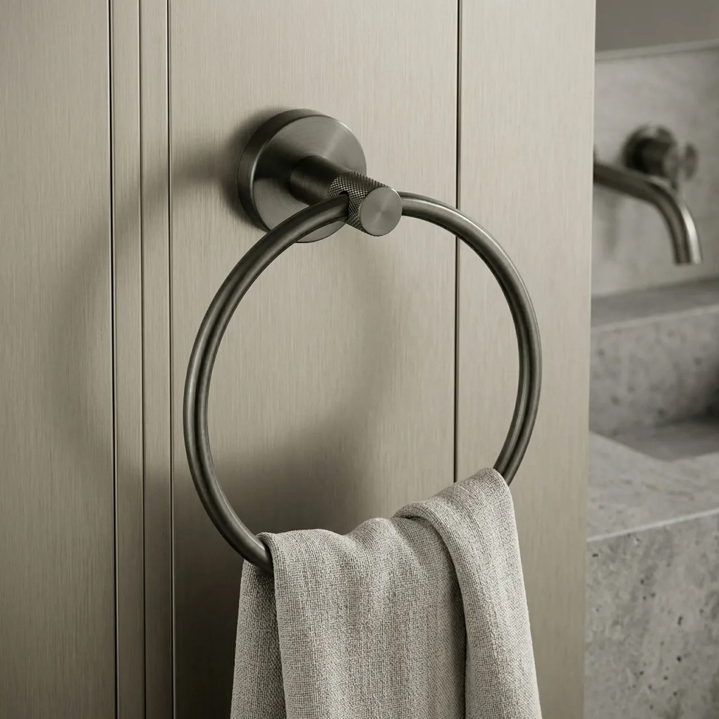 Cuier de baie Ring 6610 Modern Titan