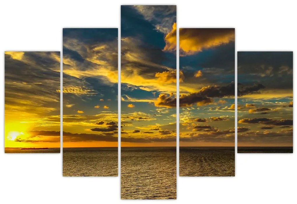 Apus de soare la mare (150x105 cm)