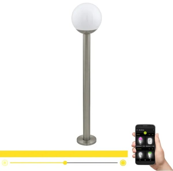 Eglo 97249 - Lampă LED de exterior reglabilă NISIA-C 1xE27/9W/230V 980 mm IP44