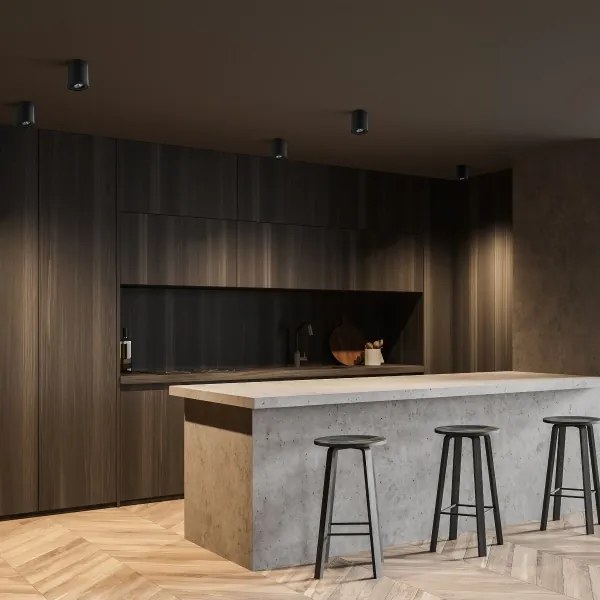 Zuma Line RONDOO 20038-BK-N - Spot LED RGBW dimabil 1xGU10/6W/230V, negru, cu telecomandă