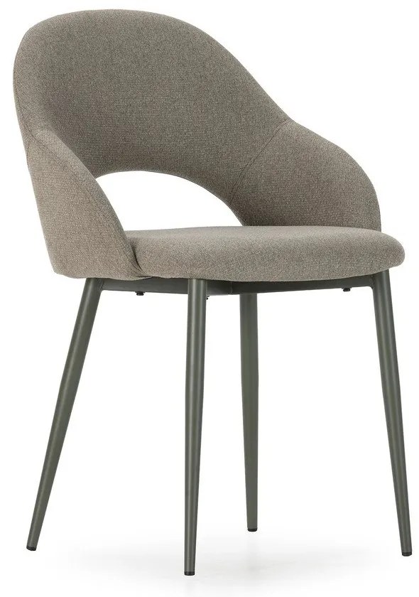 Scaune de dining verzi 2 buc. tapițate Lia – Marckeric