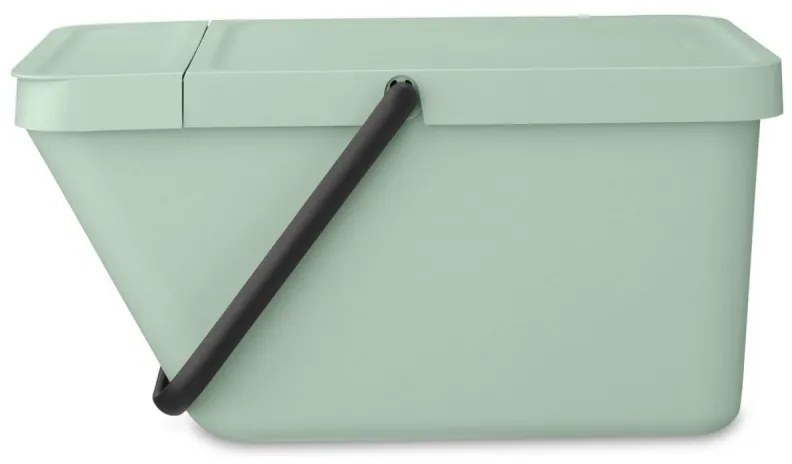 Cos depozitare sau reciclare Brabantia Sort&Go 1006311, 20 L,  22,5x45x28 cm, Stivuibil, Plastic, Verde deschis