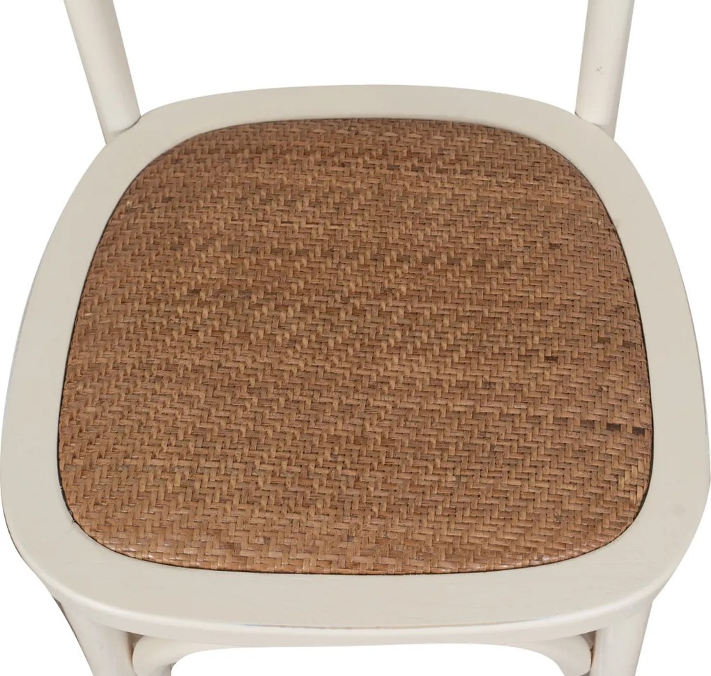 Scaun Thonet din lemn masiv si sezut din ratan