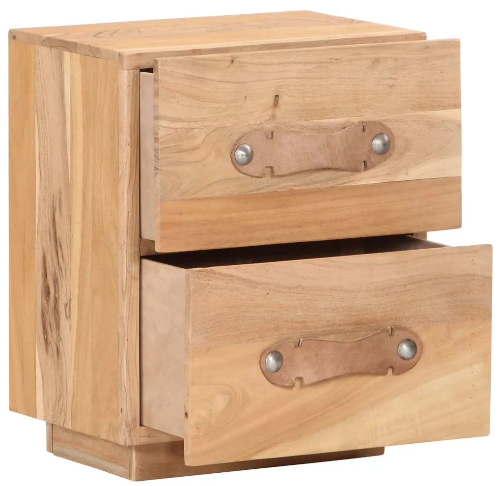 287887 vidaXL Noptieră, 40x30x50 cm, lemn masiv reciclat