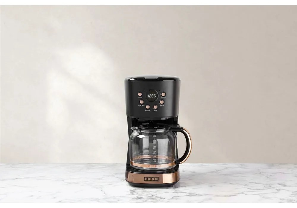 Aparat de cafea negru/arămiu – Haden