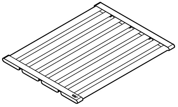 GROHE 40856SD0 - Tavă de scurgere 450 × 348 mm, inox periat