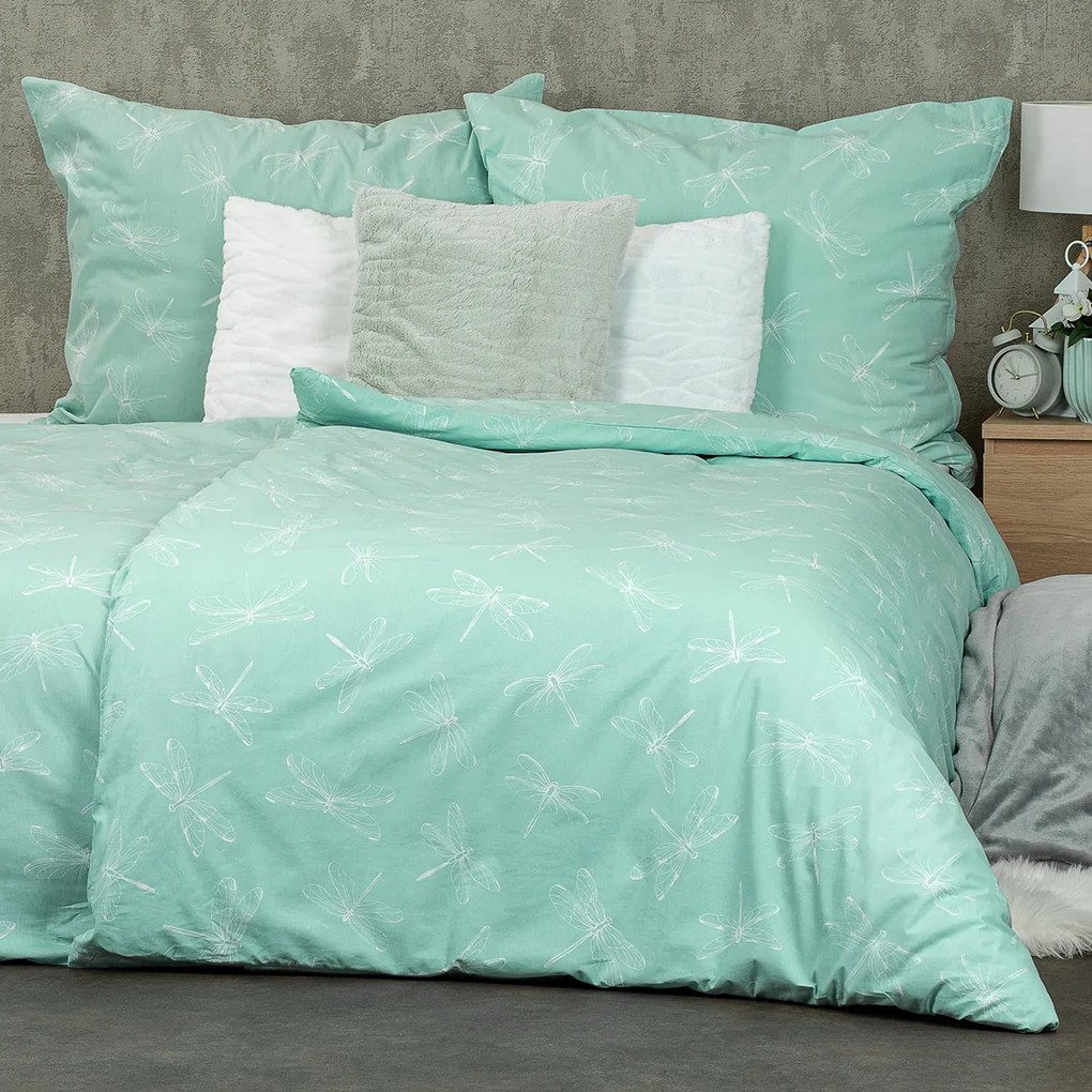 Lenjerie de pat din bumbac 4Home Dragonfly , 140 x 200 cm, 70 x 90 cm, 140 x 200 cm, 70 x 90 cm