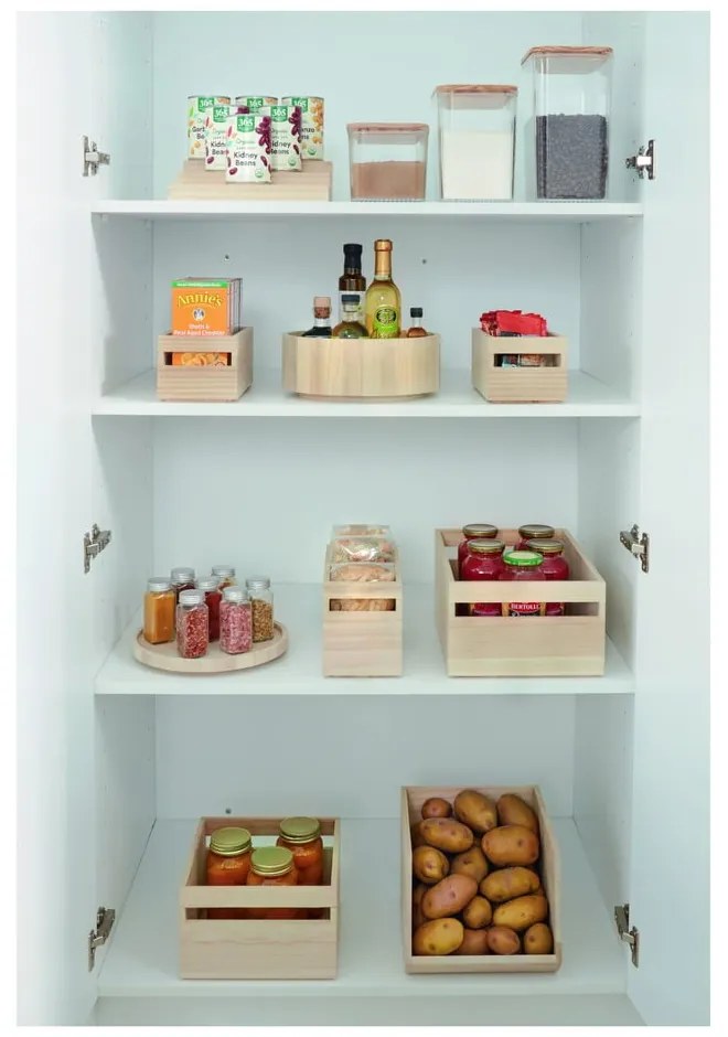 Organizator de bucătărie din lemn paulownia iDesign, ø 26,7 cm