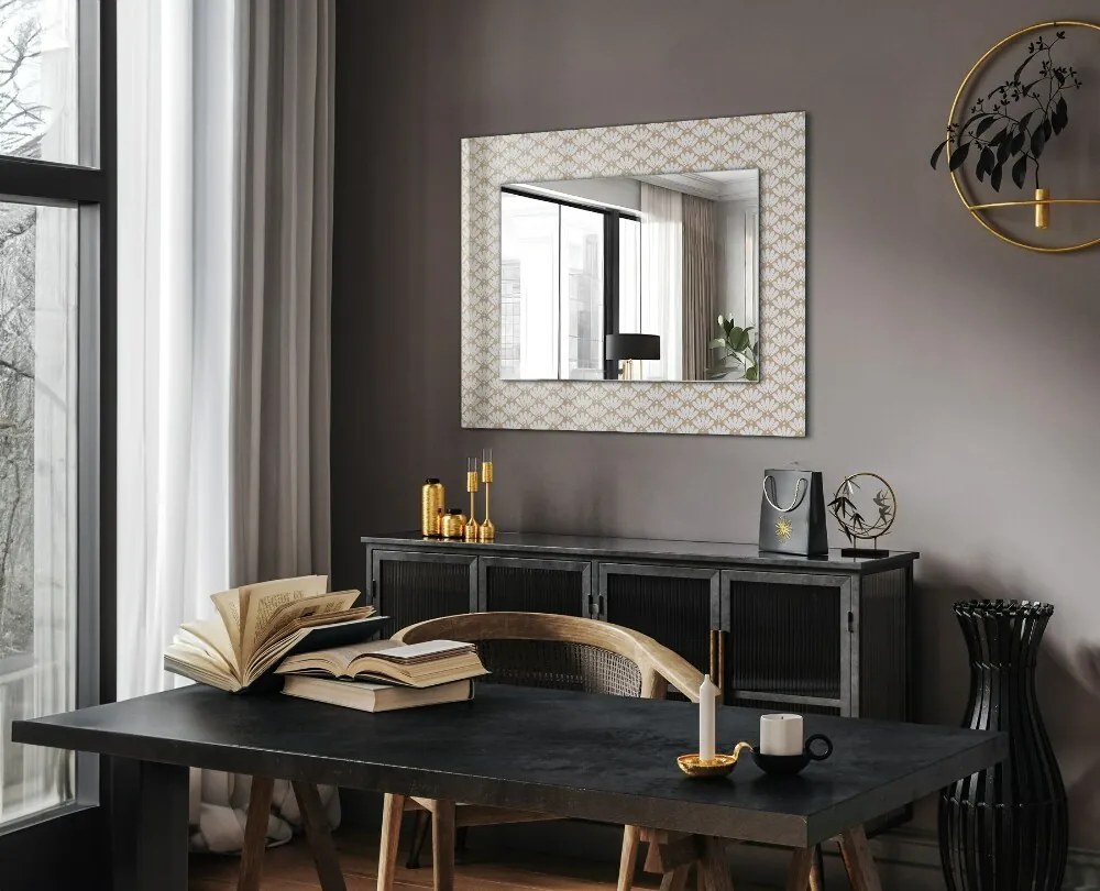 Decorare oglindă Floare cu model geometric