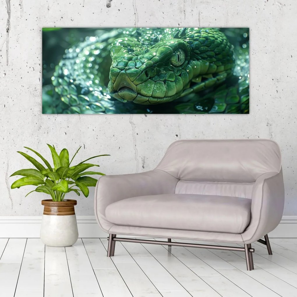 Tablou - Portret de șarpe (120x50 cm)