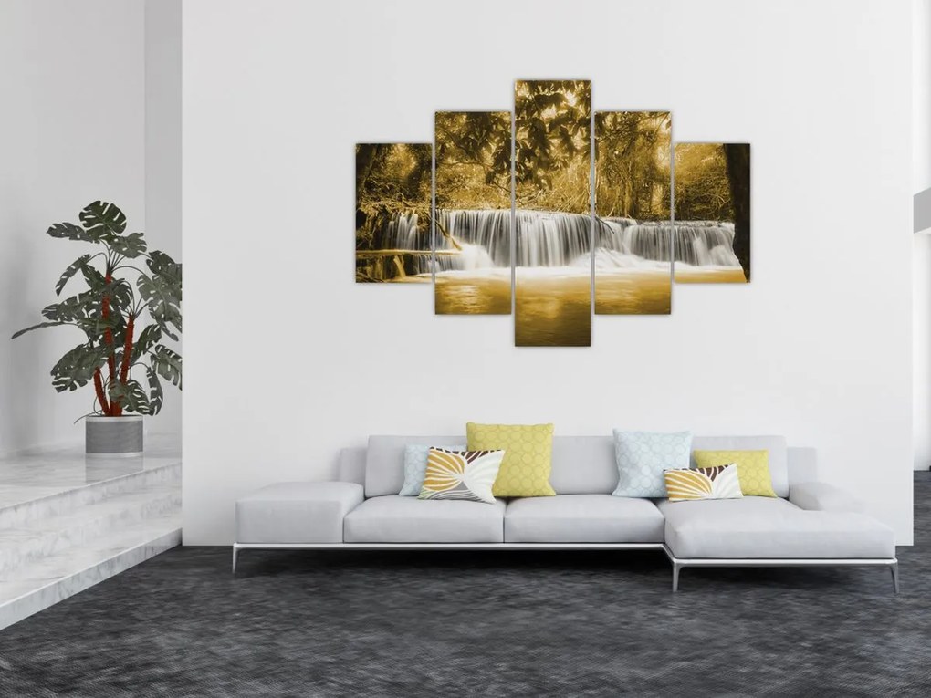 Tablou - Cascadă, de epocă (150x105 cm)