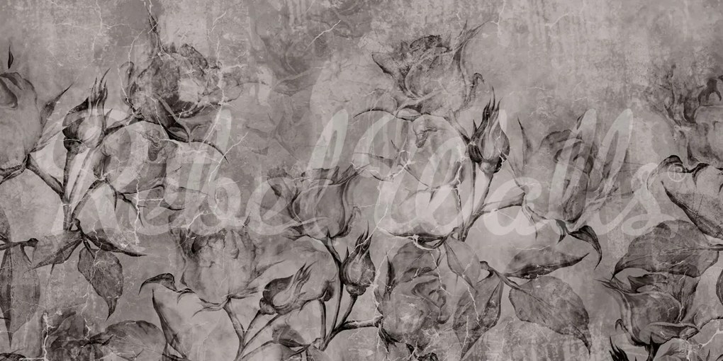 Fototapet, Vintage Roses, Rebel Walls