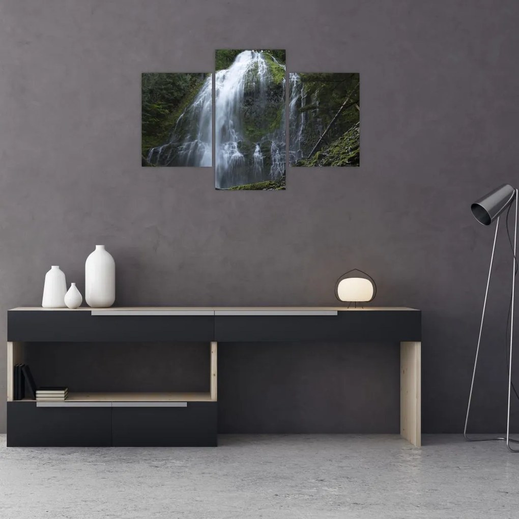 Tablou cu cascadă (90x60 cm)
