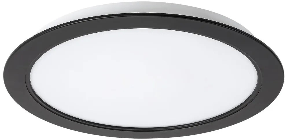 Spot LED incastrabil design modern Shaun negru 22cm