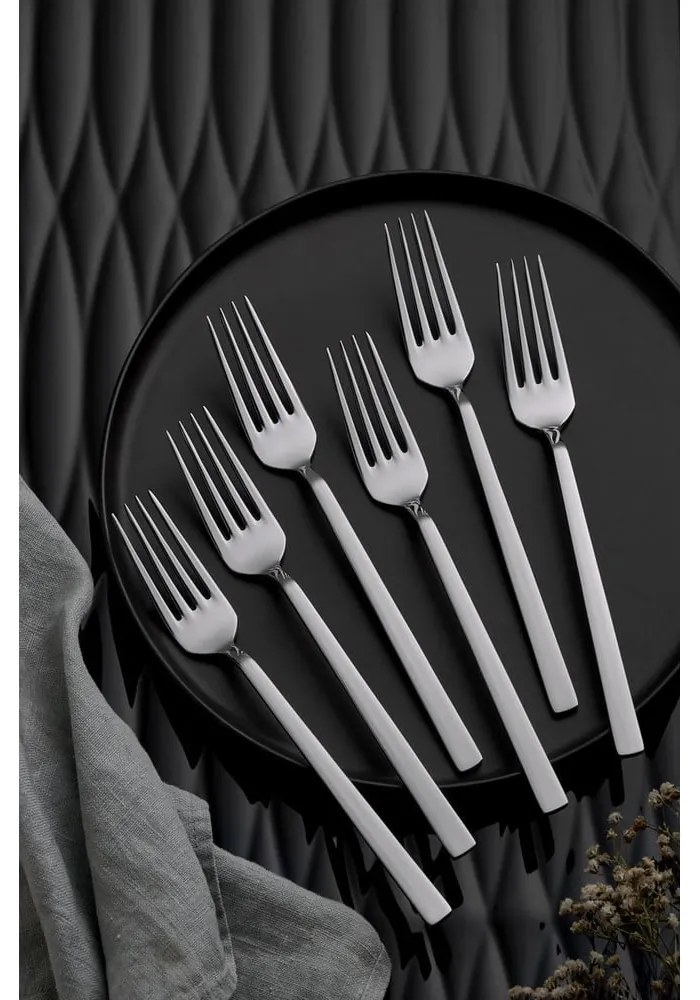 Tacâmuri argintii din oțel inoxidabil 36 buc. – Hermia