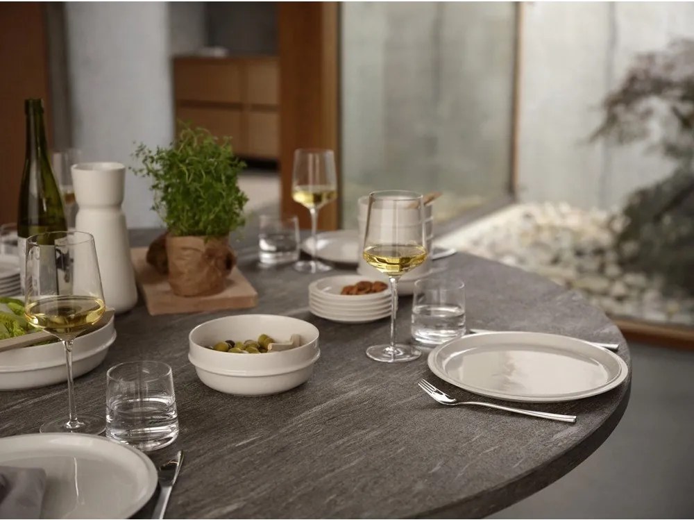 Farfurie crem din porțelan ø 24 cm Eau – Zone