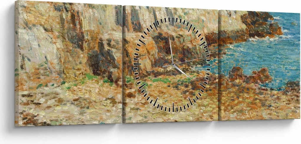 Tablou - Childe Hassam, A North East Headland, reproducere (cu ceas) (90x30 cm)