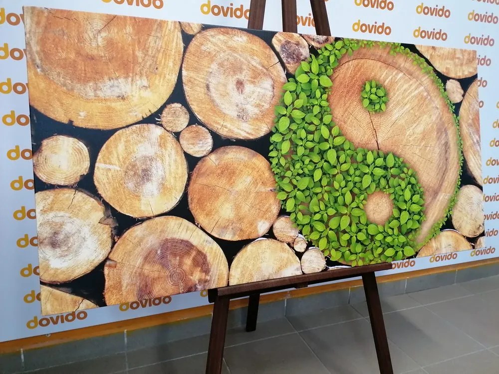 Tablou Yin și Yang într-un design ecologic