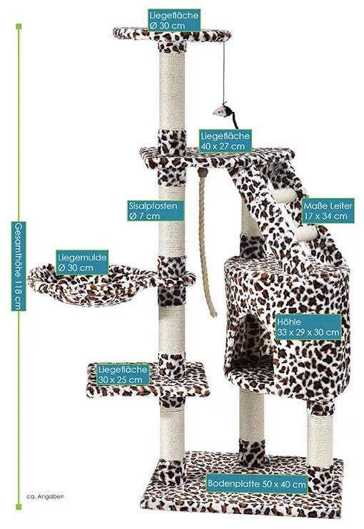 Ansamblu de joacã "Buffy" cu imprimeu leopard