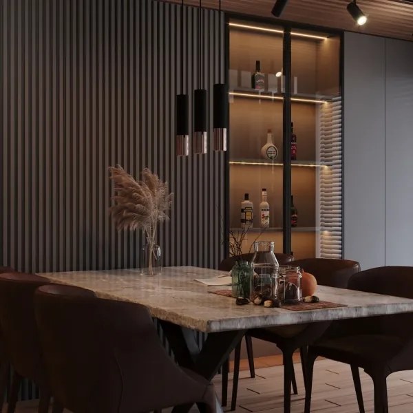 Lustră pe cablu LOOPEZ 3xGU10/40W/230V neagră/cupru Sollux SL.0948