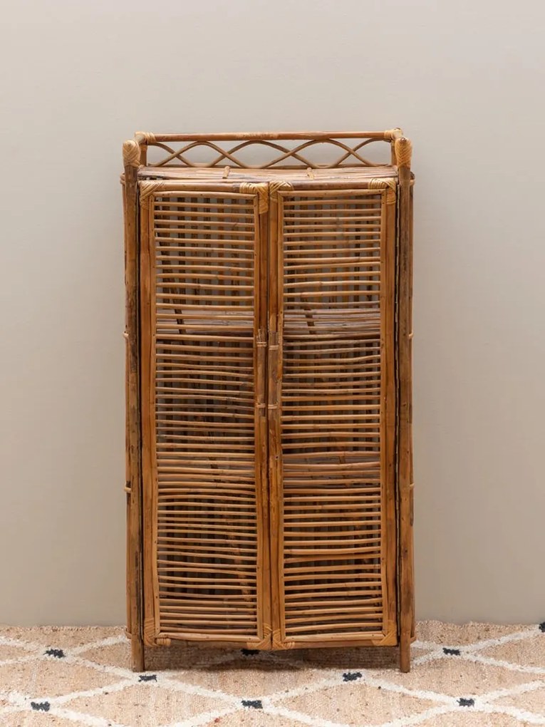 Dulap din rattan, cu 2 usi, Harmonie