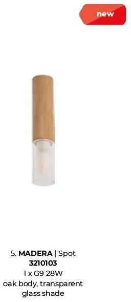 Spot aplicat lemn design natural MADERA