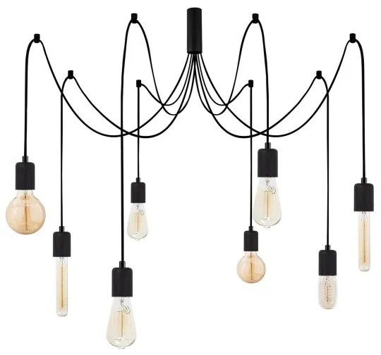 Lustră pe cablu KABLUNI 8xE27/100W/230V