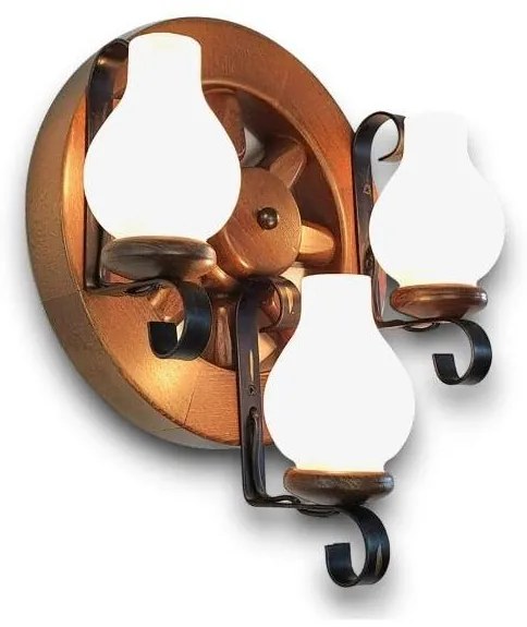 Aplică Brilagi ROATA APLICA 3xE14/40W/230V fag/nuc