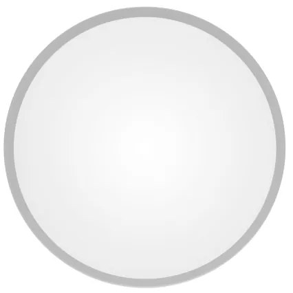 Plafonieră de baie CLEO cu senzor, 2xE27, 24W, 230V, Ø 30 cm, gri, IP54