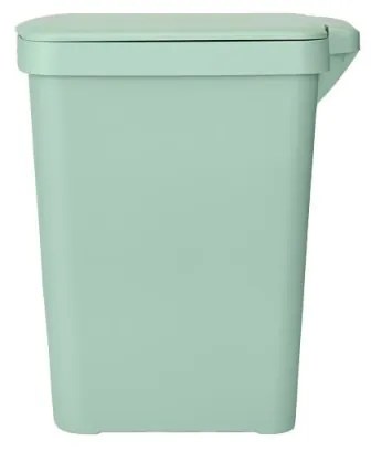 Coș cu pedală Brabantia StepUp 1008484, 25 L, Materiale ecologice, Deschidere mare, Verde deschis