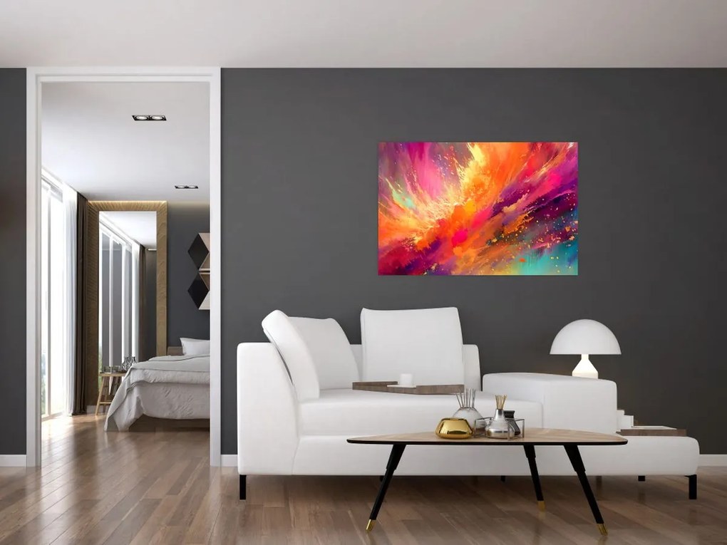 Tablou - Abstractizare dinamică (90x60 cm)