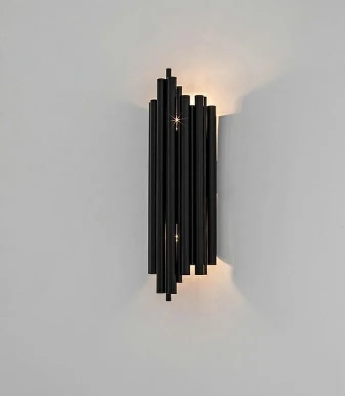 Aplica de perete design mimimalist Tub negru