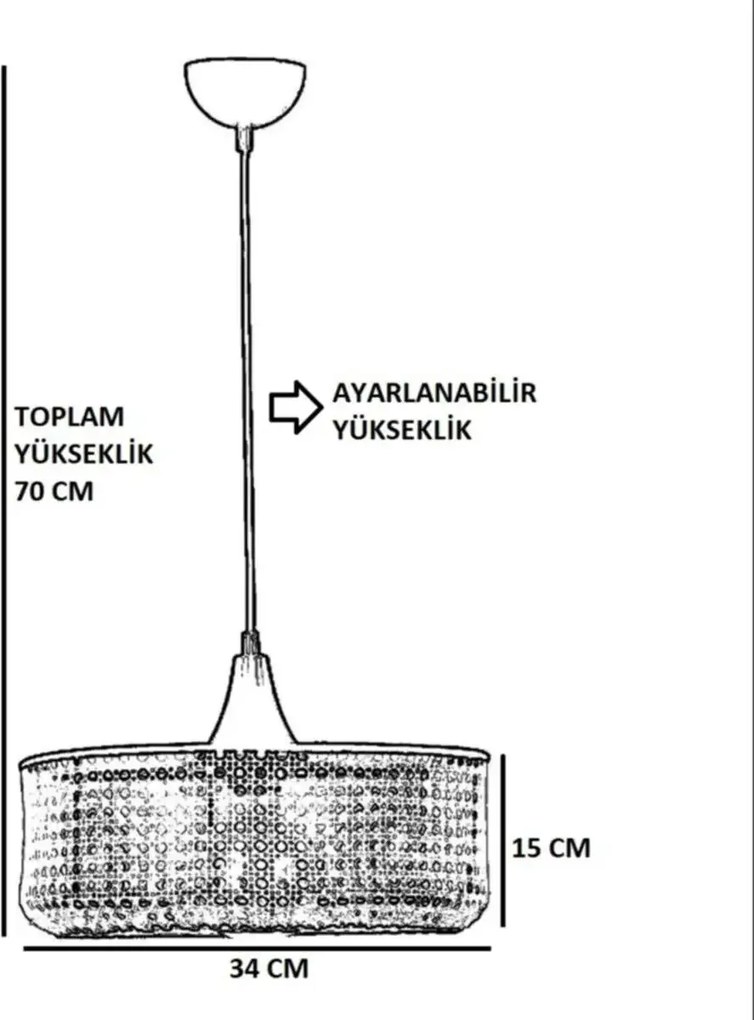 Lustra stil industrial lemn-metal,seria lx, homs,40008