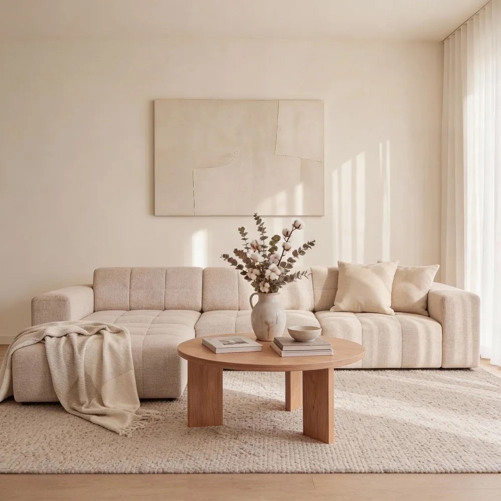 Colțar bej (colț pe stânga) Chicago – Cosmopolitan Design