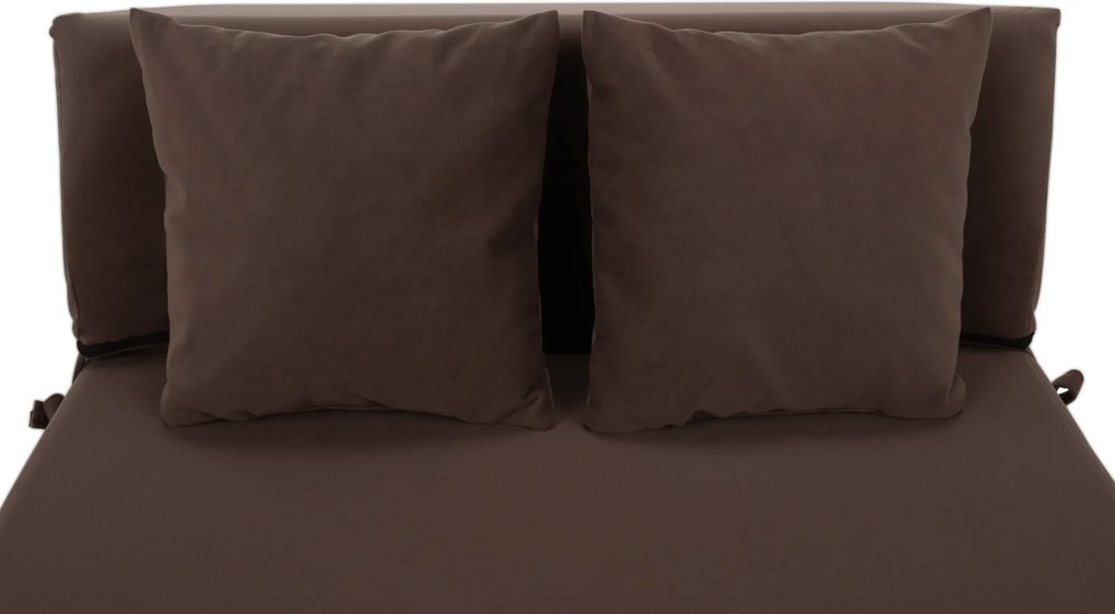 Saltea pliabilă/fotoliu extensibil, 2 in 1, maro Taupe, PELOS