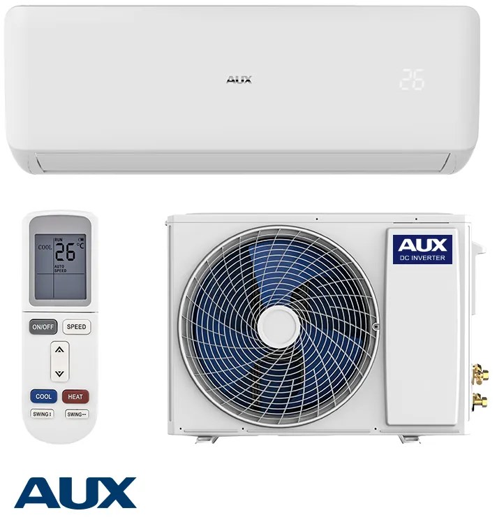 Aparat de aer conditionat inverter AUX Freedom ASW-H18E0A4/FAR3DI-C0, 18 000BTU, 35 m², A++/A+, R-32, Alb