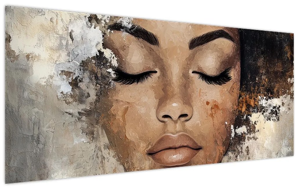 Tablou - Portret de femeie (120x50 cm)
