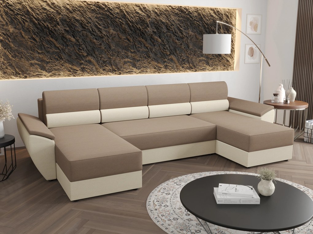 Colțar în formă de U Radiant U2 (bej + crem). 1057526